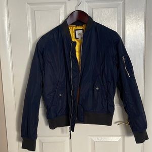 Gap Bomber Jacket in Navy - Size Medium